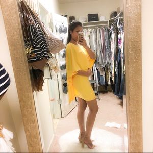 Backless Yellow Dress
